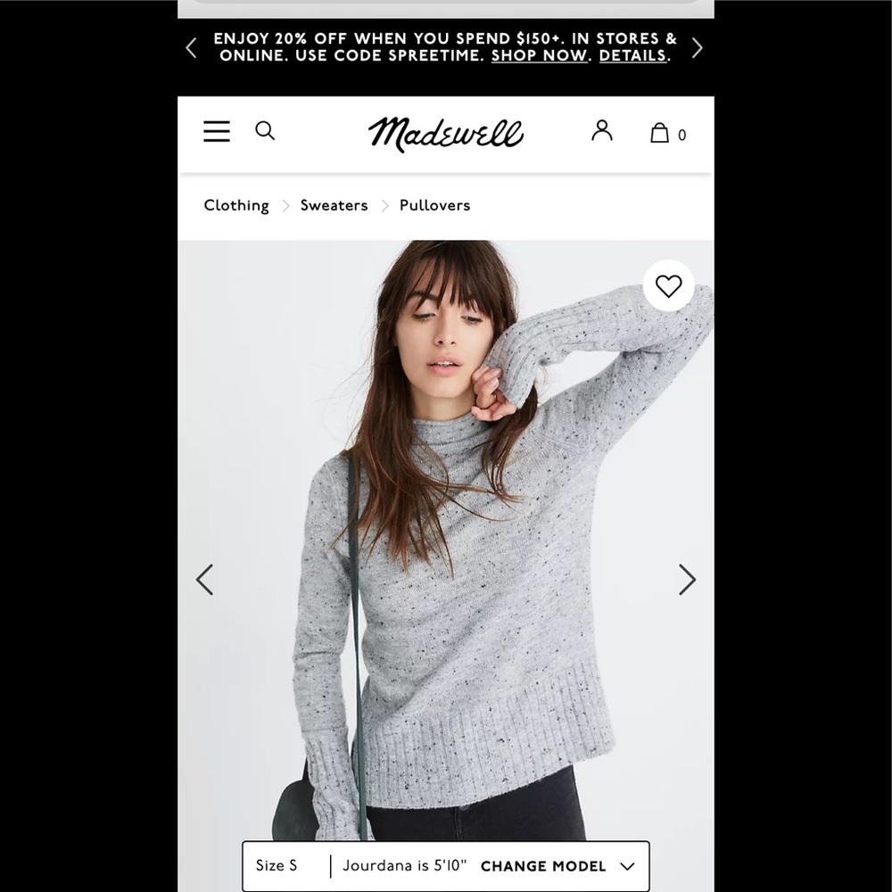 Madewell Donegal Sweater.‎ NWOT